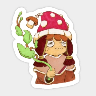 Mushroom person Sticker